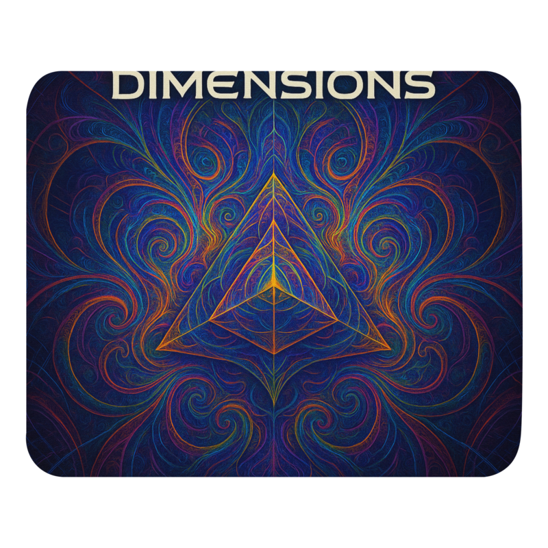 Infinite Dimensions - Diffused Tones Mouse Pad Printful preview