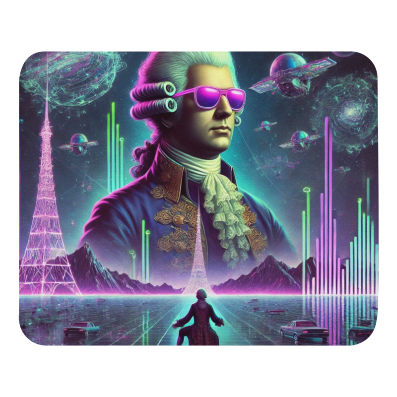 Infinite Dimensions - Variation On A Lost Signal Mouse Pad Printful preview