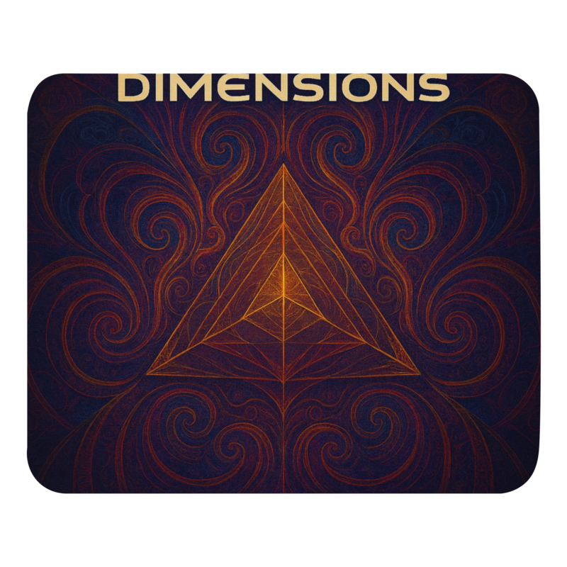 Infinite Dimensions - Broken Silence Mouse Pad Printful preview