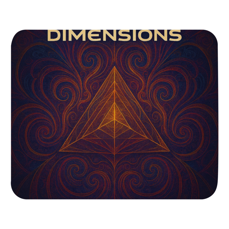 Infinite Dimensions - Broken Silence Alt Mouse Pad Printful preview