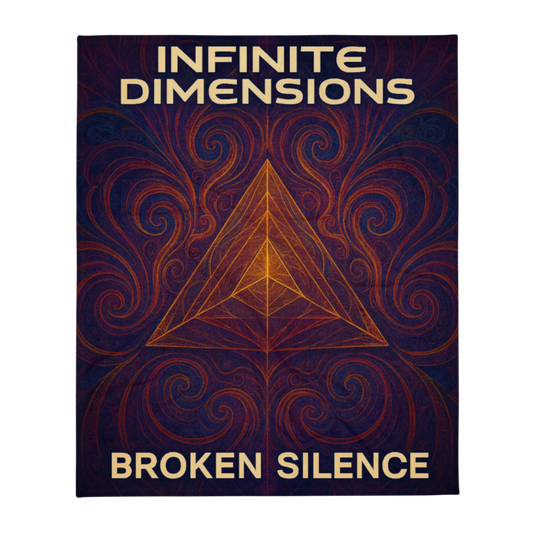 Infinite Dimensions - Broken Silence Alt Throw Blanket Printful preview