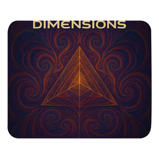 Infinite Dimensions - Broken Silence Mouse Pad Printful preview