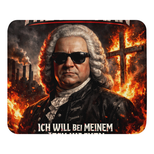 The Rad Man - Ich Will Bei Meinem Jesu Wachen Mouse Pad Printful preview